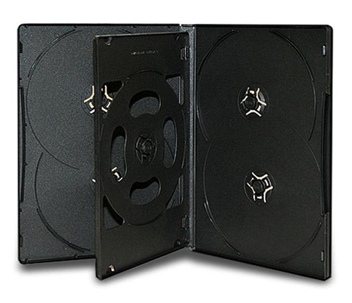 Standard black dvd disc - standard, 5-disc